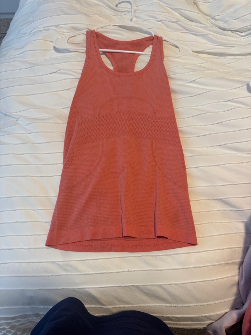 Lululemon Coral Racerback Tank Top
